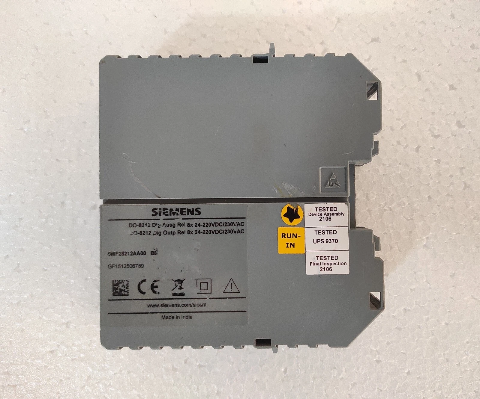 Siemens D0-8212 / D0 8212 SICAM A8000 Series Digital Output Module